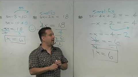 Algebra Lecture 4- Solving Linear Equations (part 7).mov