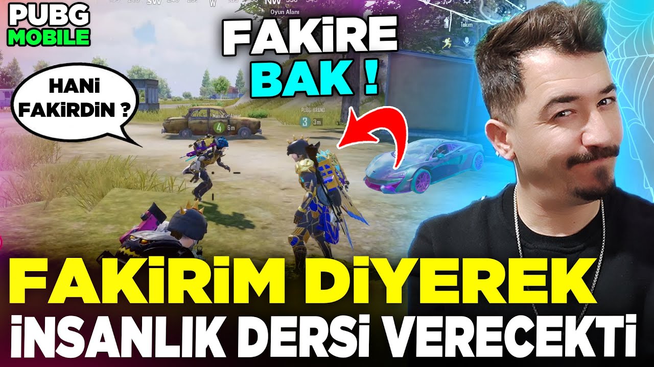 FAKİRİM DİYEREK İNSANLIK DERSİ VERECEKTİ / PUBG MOBİLE TROLL