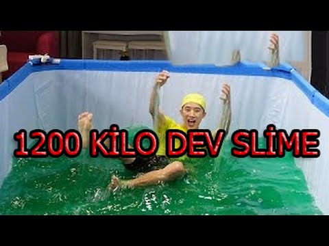 1200 KİLO DEV SLİME ( DÜNYADA İLK)