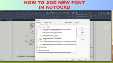 How to add font to autocad