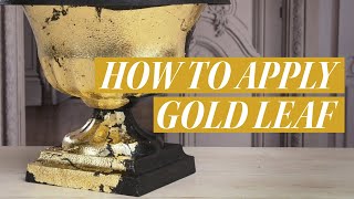 How to apply Gold Leaf