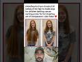A kindhearted teen donated her 30 inches hairs to make wigs for children battling cancer #usatoday
