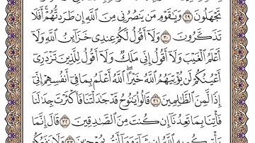 سورة هود الصفحة 225 من القران للشيخ ياسر الدوسري