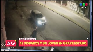 Balearon a un joven en el rostro y está en grave estado - Telefe Rosario