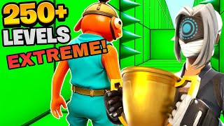 The Most EXTREME Parkour In Fortnite! 250+ Levels Extreme!