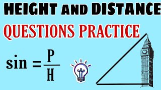 Height and distance question practice , polytechnic entrance exam 2020 for english medium students