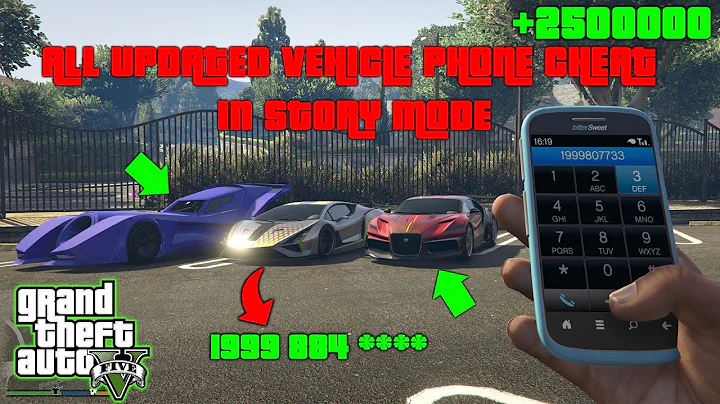 GTA 5 - All New Vehicle Phone Cheat You Must Try in Story Mode! (XBOX, PC, PS4, PS5)