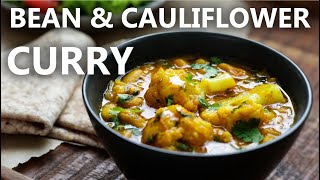 Delicious White Bean Cauliflower Curry  Natural, Healthy Vegan Curry Recipe!