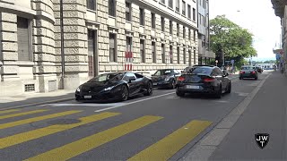 Supercars in Zurich! - Aventador S, MC Stradale, R8 V10 Plus, Huracan Performante, GT63S AMG &amp; More!