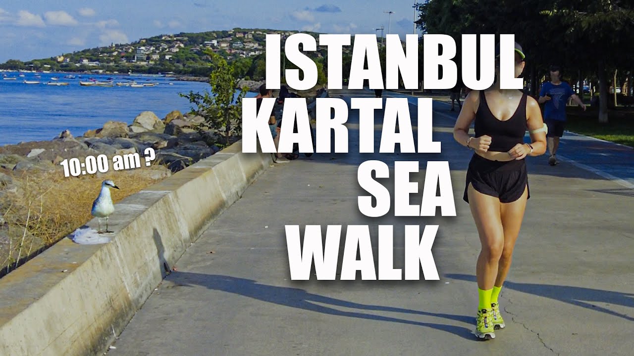 Walking by the Marmara Sea in Dragos Kartal – Peaceful Seaside Walk in Istanbul 🇹🇷