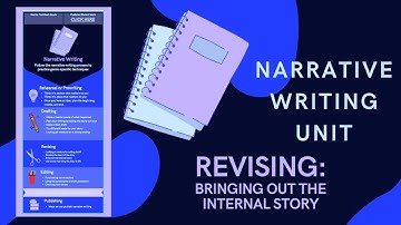 NARRATIVE WRITING UNIT | Revising - Bringing out the internal story