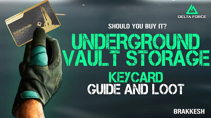 Delta Force - Underground Vault Storage Keycard Guide and Loot