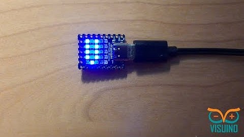 Display Text on RP2040-Matrix Using Visuino