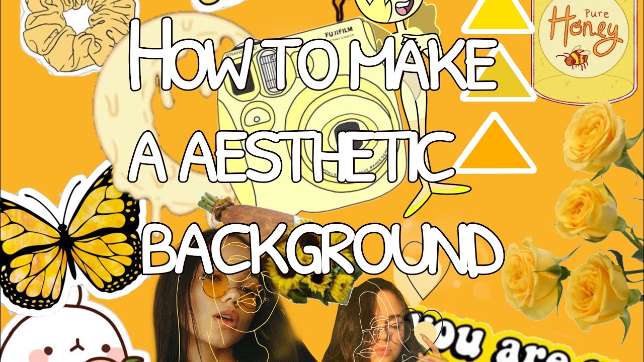 How to make a aesthetic background. - YouTube