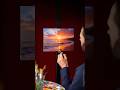 SEA SUNSET  #art #painting #drawing #shorts