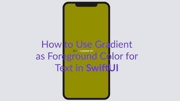How to Use Gradient as Foreground Color for Text in SwiftUI