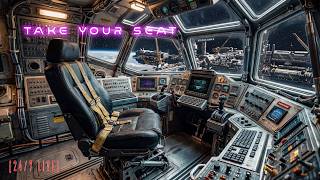 [24/7 LIVE] Spaceport Radio Chatter | Deep Focus, Study, Sleep Ambience