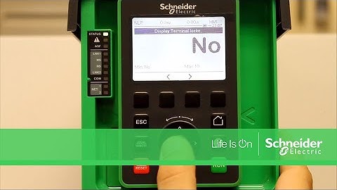 Unlocking ATV630 & ATV960 Process Drive Display for Menu Access | Schneider Electric Support