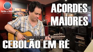 VIOLA CAIPIRA - Acordes Maiores na Afinação Cebolão em Ré screenshot 5