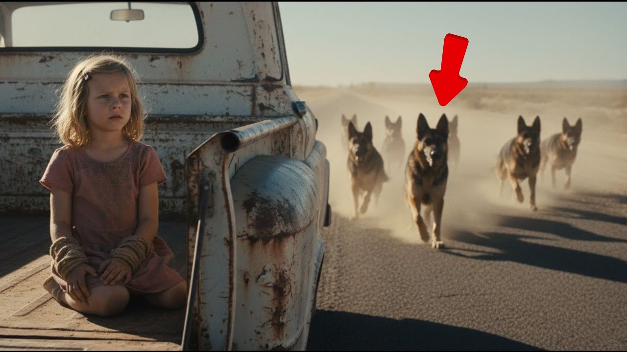 Маленькая девочка подала скрытый сигнал на остановке, но его заметили только 8 полицейских собак