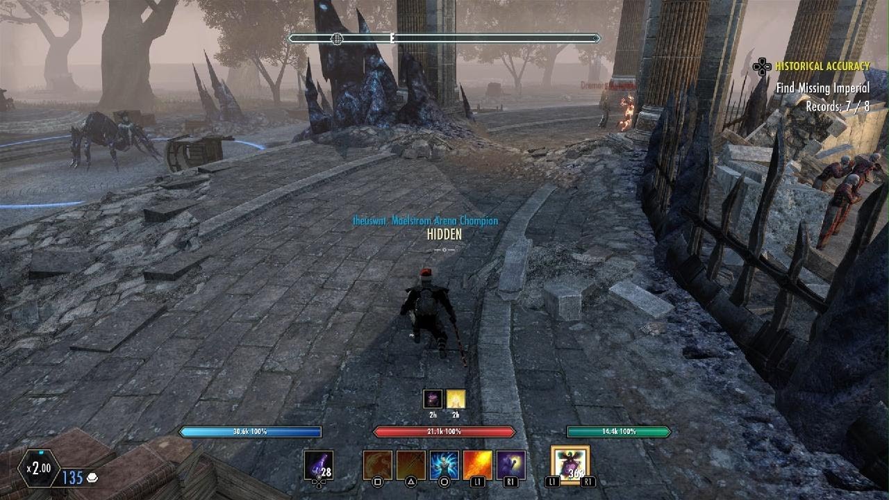 ESO IC Patrolling Horror Boss Lady Malygda Solo