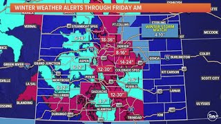 Major winter storm headed for Colorado