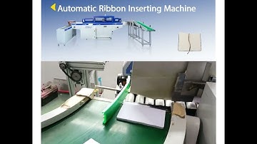 #HXCP HX2000 Automatic Ribbon Inserting Machine connect with the Casing In Machine