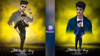 PicsArt Dual Photo Editing | Poster Design Photo Editing l PicsArt Background Change | VM Editor |