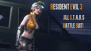 RESIDENT EVIL 3 REMAKE, JILL S.T.A.R.S. BATTLE SUIT! (RE3R PC MODS)