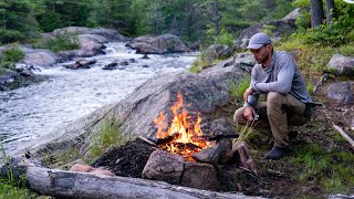 Backcountry Camping on Beautiful Summer River