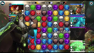 Gems of War 1010 Souls in 2.5 minutes with Sacrificial Priest