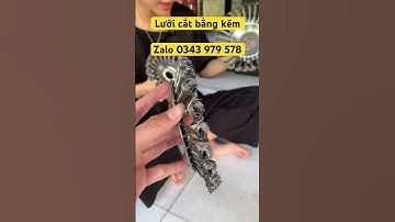 Lưỡi cắt cỏ bằng kẽm - dùng cắt trên đan - dễ lắp - loại xịn - dễ sử dụng 😻