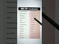 IELTS vocabulary #ielts #learn #english #vocabulary #advancevocabulary #LearnOnTikTok