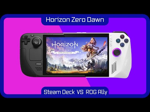 Horizon Zero Dawn Steam Deck vs Asus ROG Ally