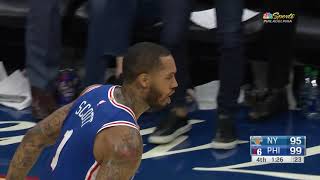 Final Minutes, New York Knicks vs Philadelphia 76ers, 11\/20\/19 | Smart Highlights