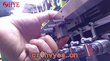 HY-R18 automatic winding machine needle and blade installation video guide