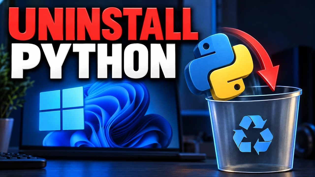 How to Uninstall Python in Windows 11 Quick & Easy - YouTube