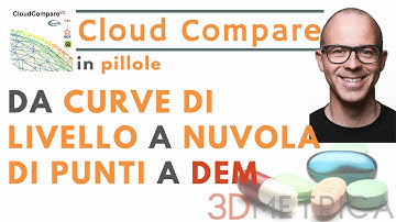 Cloud Compare - Da curve di livello a nuvole di punti e raster