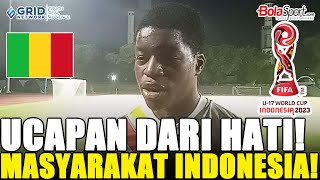 Striker Mali Tahu Kenapa Masyarakat Indonesia Dukung Negaranya di Piala Dunia U-17 2023