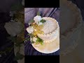 Mini cake #lakedistrict #buttercream #minicake #cakedecorating #silkflowers