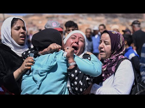 Families mourn loss of loved ones after earthquake in Morocco