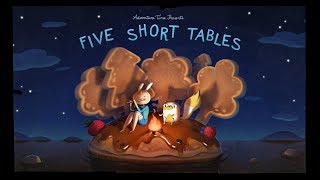 Adventure Time Title Card Painting Process - Five Short Tables