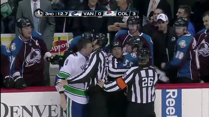 Willie Mitchell vs Cody McLeod Oct 3, 2009