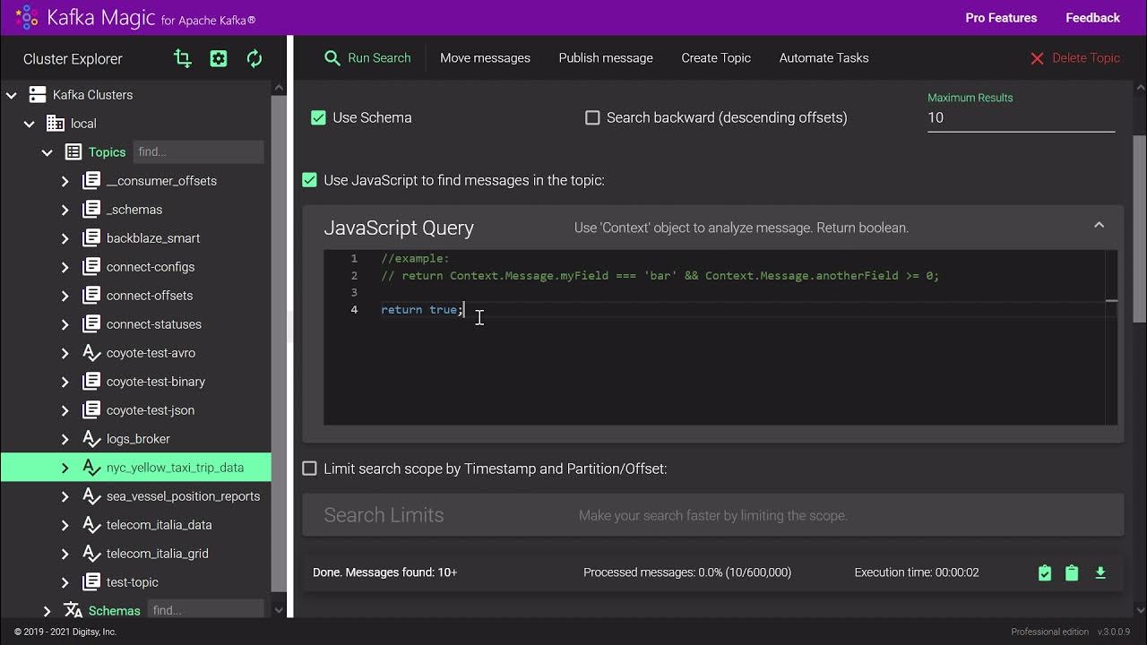 Kafka Magic tool for business How to find a message in Apache Kafka