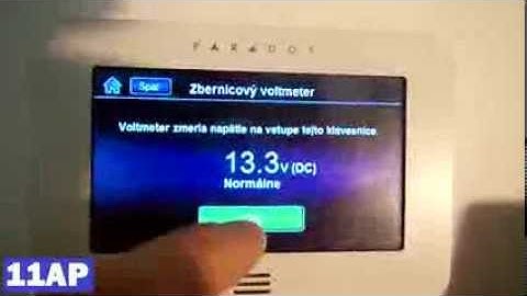 how to test battery with TM40 paradox keypad