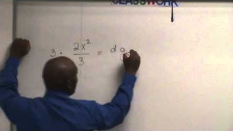 Manipulating aglegraic Equations