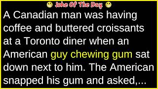 A guy asks a Canadian a question and regrets it immediately (clean joke) | best joke of the day