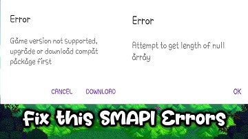 Tutorial on How to FIX "Attempt to get length of null array" on SMAPI installer on Mobile