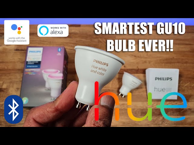 Philips Hue GU10 Smart Spotlight LED with Bluetooth Unboxing and