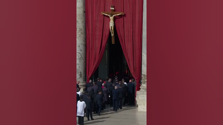 Pope Francis' coffin arrives at St. Peter's Basilica